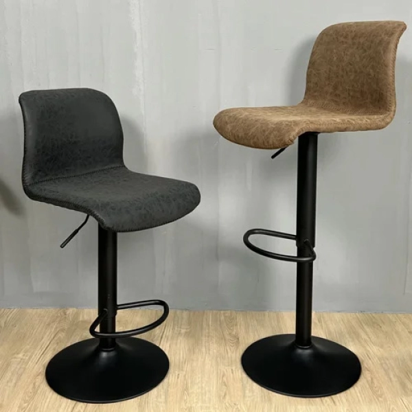 Ghế bar nệm da chân nâng hạ chiều cao- Mã: 499