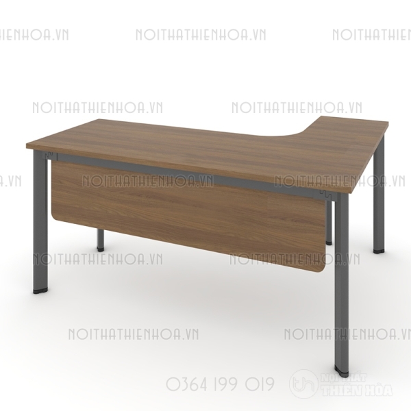 Bàn chân Oval chữ L 1m4 OV1412LY-N