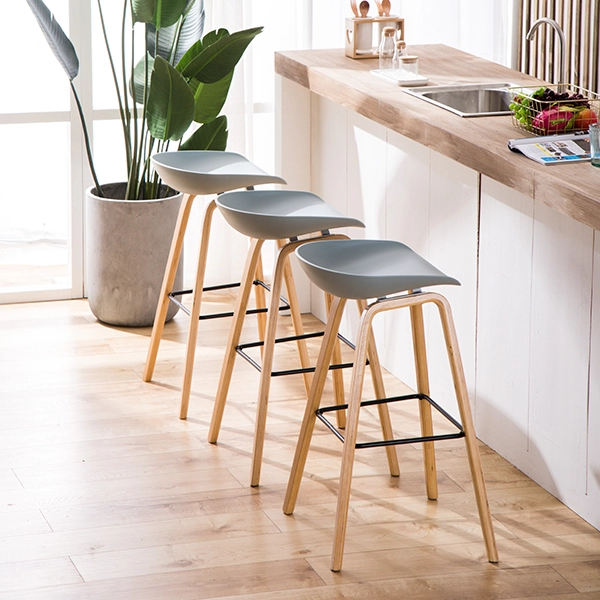 Ghế bar Hay Stool chân gỗ cao 65cm- Mã: 403A-65