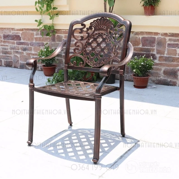 Ghế nhôm đúc ngoài trời hiện đại- Mã: 279E