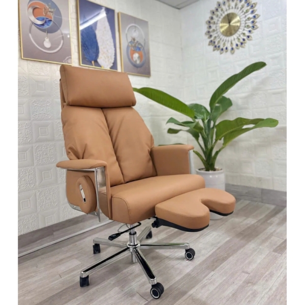 Ghế Giám Đốc Đệm Mút Có Gác Chân Dạng Chữ U – GGD48