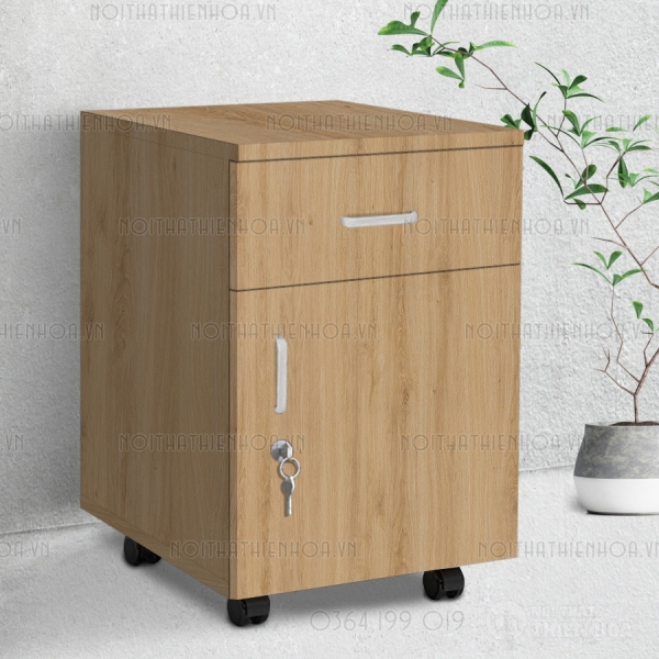 Hộc di động 3 ngăn nâu cánh gián giá rẻ 15