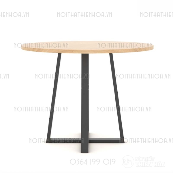 Bàn tròn chân sắt B02-80