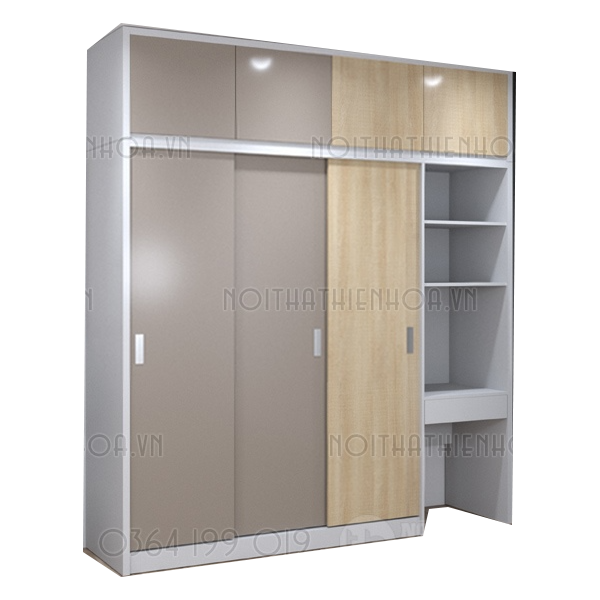 Tủ quần áo kết hợp bàn trang điểm-TA64