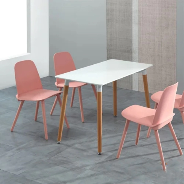 Bộ bàn ăn hiện đại tươi trẻ nhập khẩu- Mã: T108-4×229