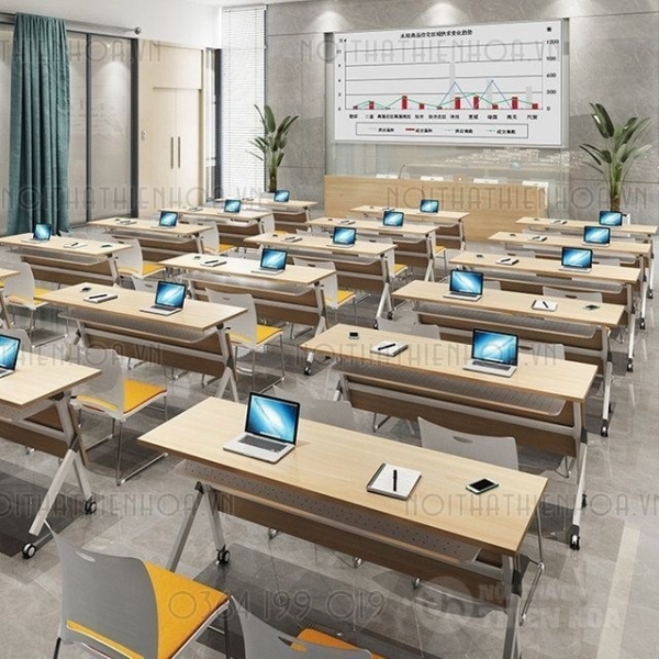 Bàn training có bán xe gấp gọn