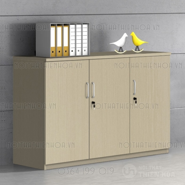 Tủ tài liệu thấp 3 cánh mở 07