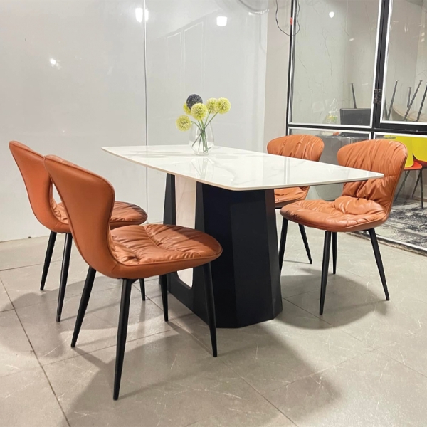 Bộ bàn ăn 4 ghế mặt đá cao cấp- Mã: T1130-4×2150
