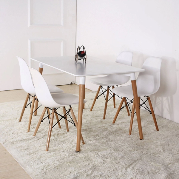Bộ bàn ăn chữ nhật hiện đại giá rẻ cho căn hộ- Mã: T108-4×207