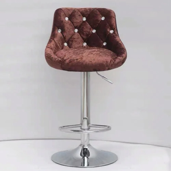 Ghế trang điểm xoay bọc nhung nhập khẩu- Mã: LV-449