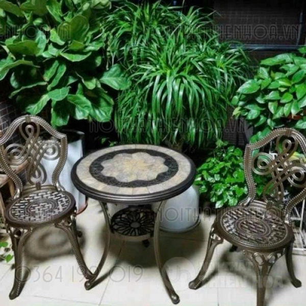 Ghế sân vườn nhôm đúc nhập khẩu- Mã: 276E