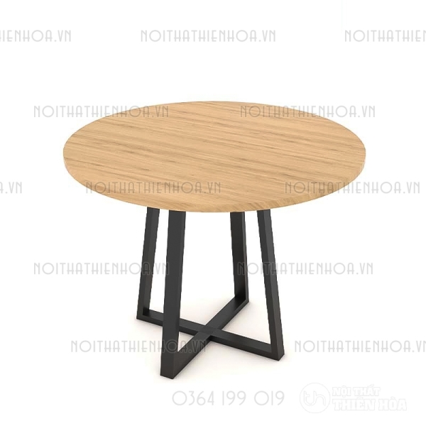Bàn tròn chân sắt B02-80