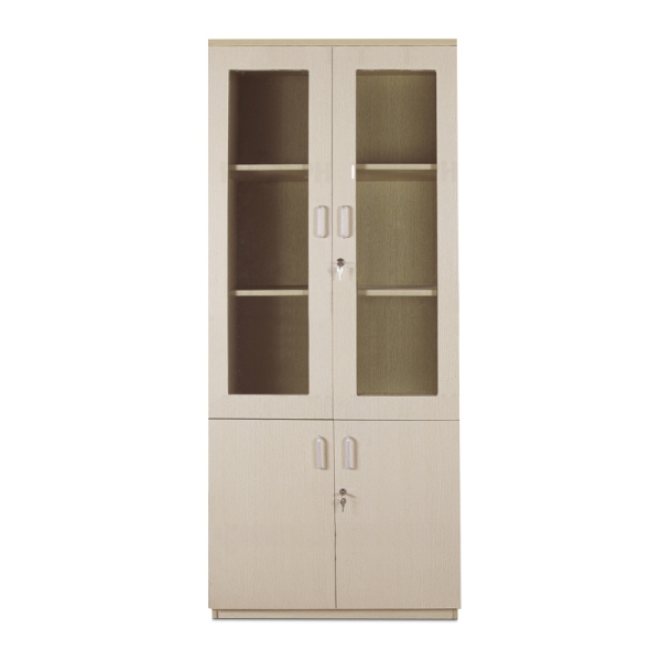 Tủ gỗ tài liệu giá rẻ 2 buồng  TTLG-2-383-80