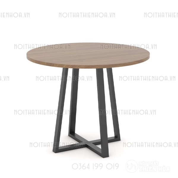 Bàn tròn chân sắt B02-80