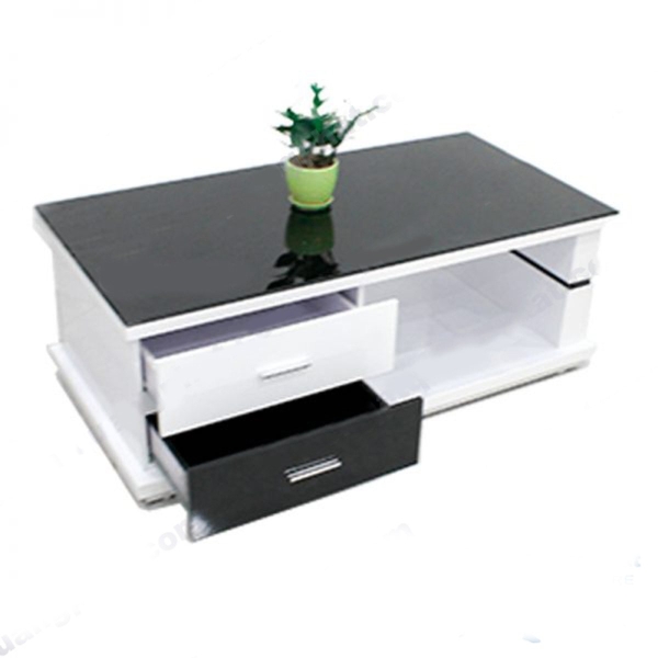 Bàn kính hộp 2 ngăn 21