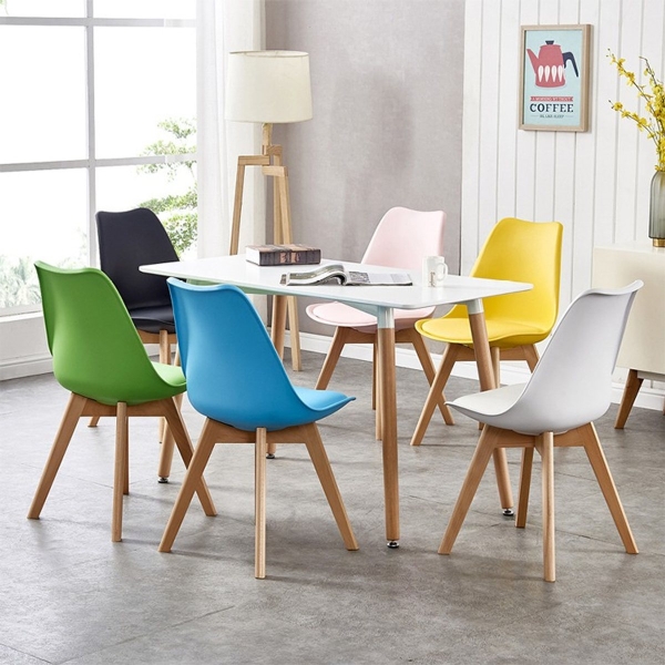 Bàn ăn cafe chân gỗ mặt đen