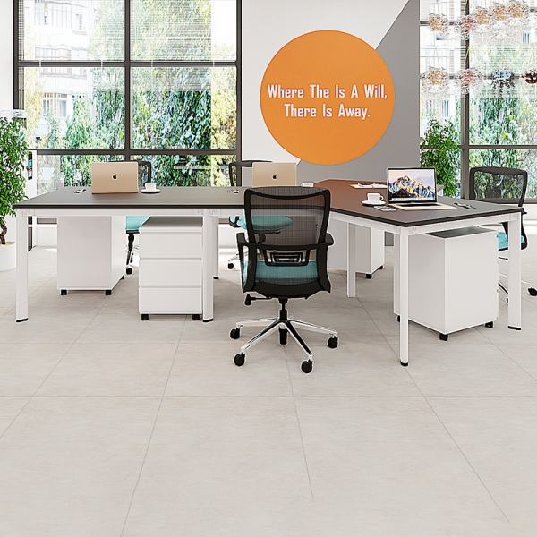 Cụm bàn làm việc (4+1) người chân Oval OVC02-3122