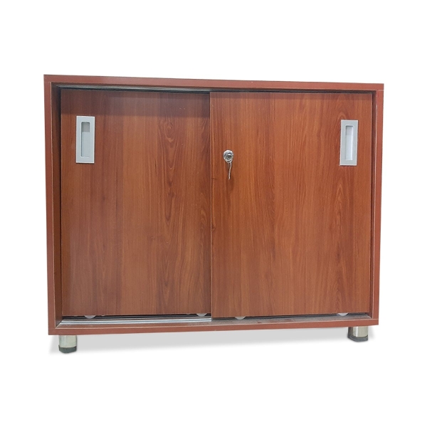 Tủ tài cánh trượt, tủ phụ màu đỏ đun 09