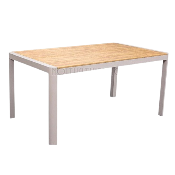 Bàn sân vườn gỗ Polywood khung nhôm- Mã: T1901-16