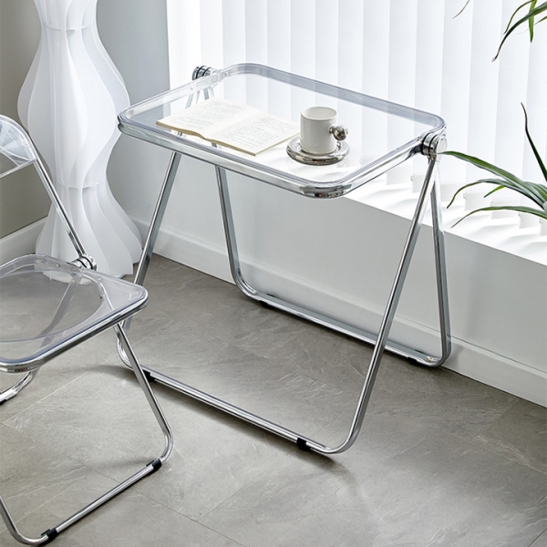 Bàn trong suốt làm việc xếp gọn hiện đại- Mã: T1126