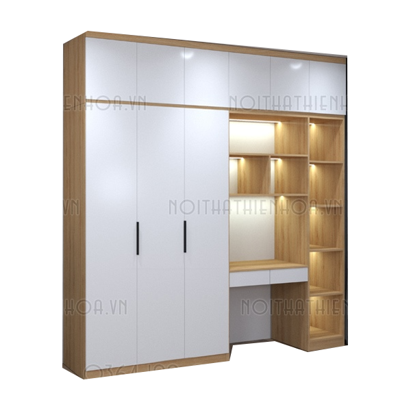 Tủ quần áo kết hợp bàn trang điểm-TA63V
