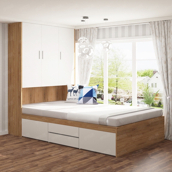 Giường đa năng kèm tủ quần áo GN-17
