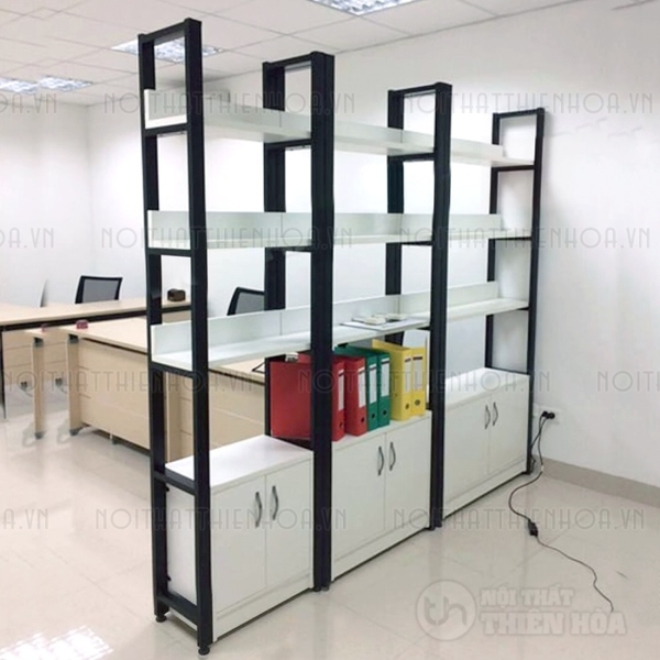 Tủ kệ tài liệu và trang trí văn phòng 02
