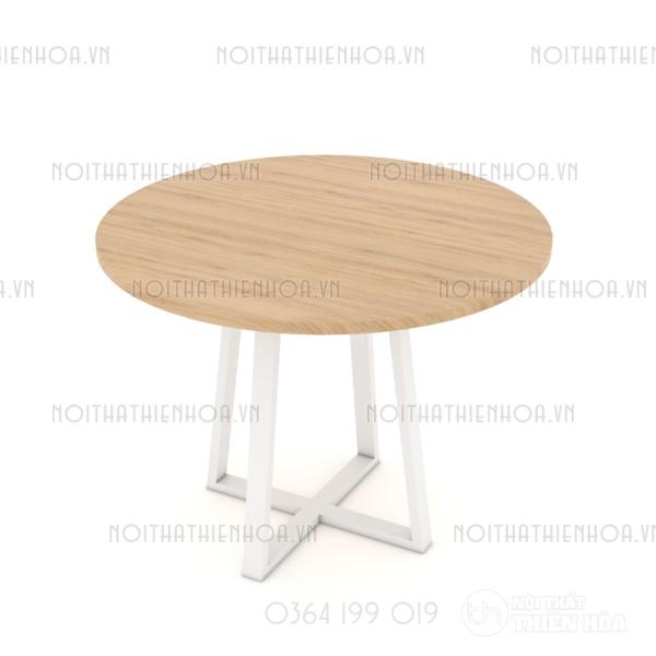 Bàn tròn chân sắt B02-80-T