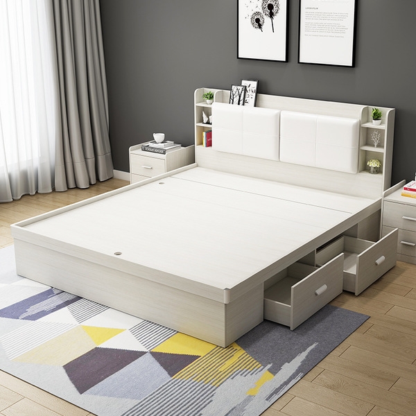 Giường ngủ đa năng bọc đệm tap đầu giường GN-12