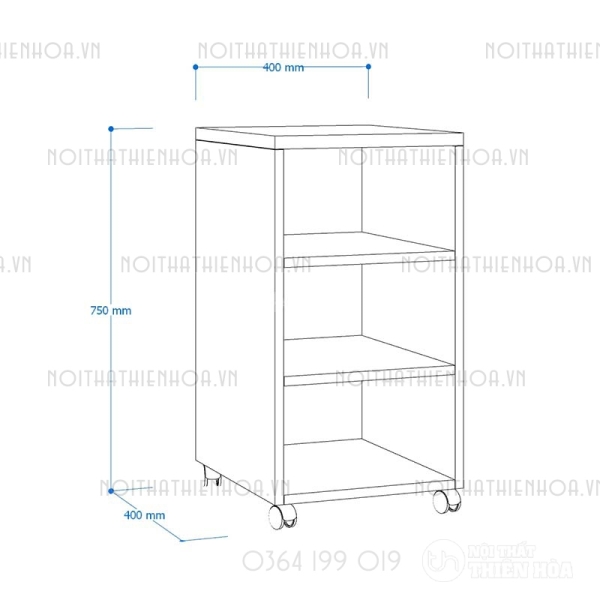 Tủ phụ di động TP11-NĐ