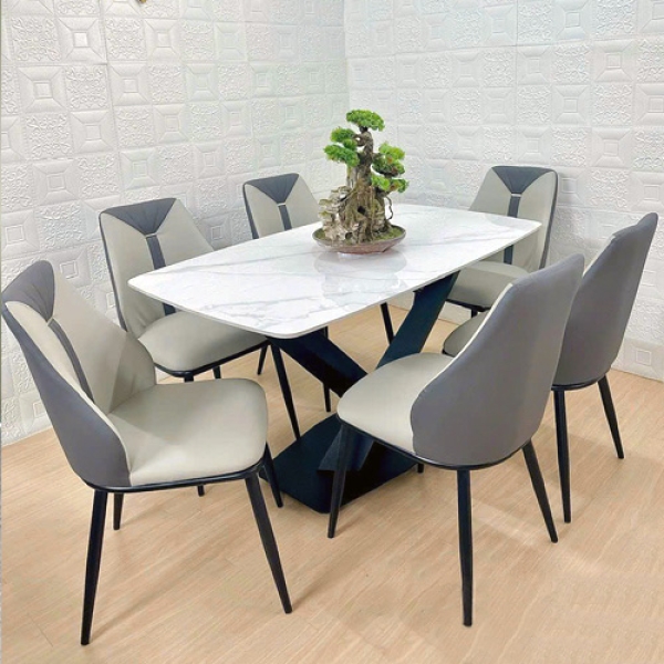 Ghế ăn bọc da chân sắt- Mã: 2512