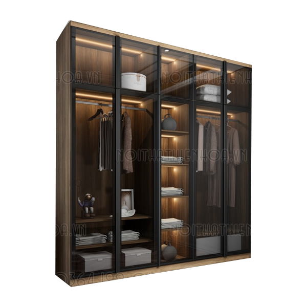 Tủ quần áo cánh kính hiện đại TA6924