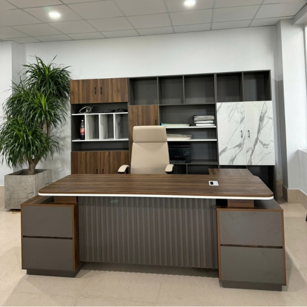 Bàn Giám Đốc Góc L Giá Tốt Sài Gòn – BGĐ52