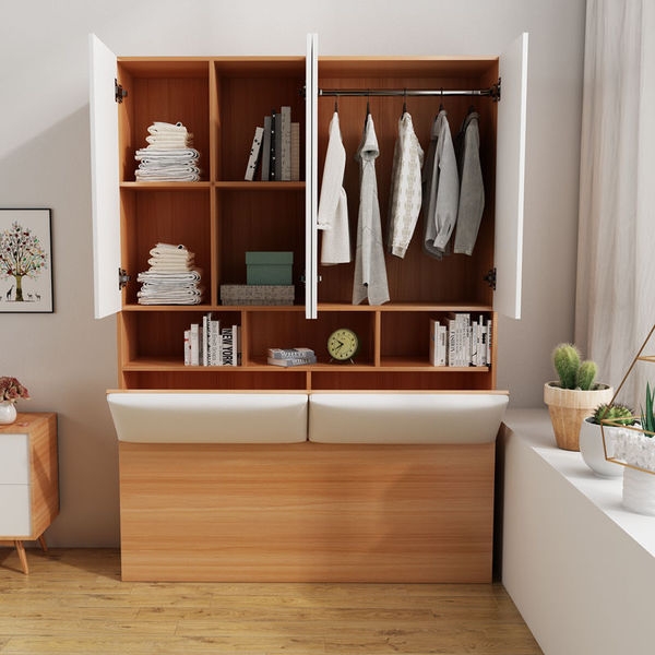 Giường đa năng đệm kèm tủ đầu giường GN-20