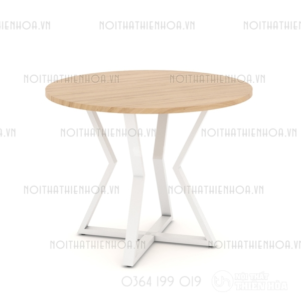 Bàn tròn chân sắt B03-80-T