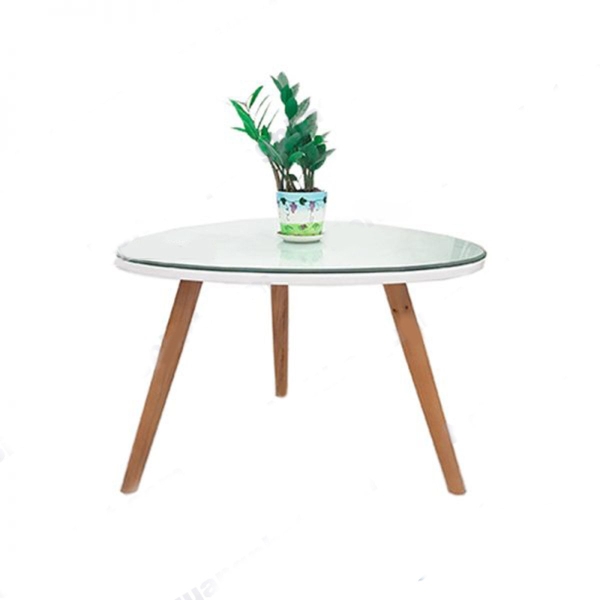 Bàn kính sofa hình elip 24