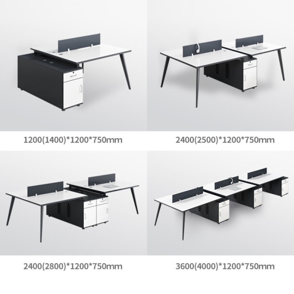 Cụm bàn 6 người chân đa giác có hộc – CB 34