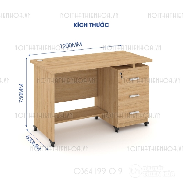 Bàn văn phòng Classic 1m2 CL12HS-9