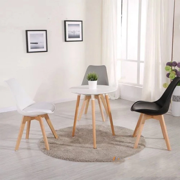 Bộ bàn tròn 3 ghế tiếp khách cho căn hộ nhỏ- Mã: T105-3×205