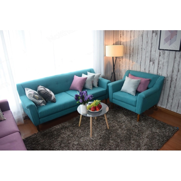 Sofa văng xanh da trời – SF-43
