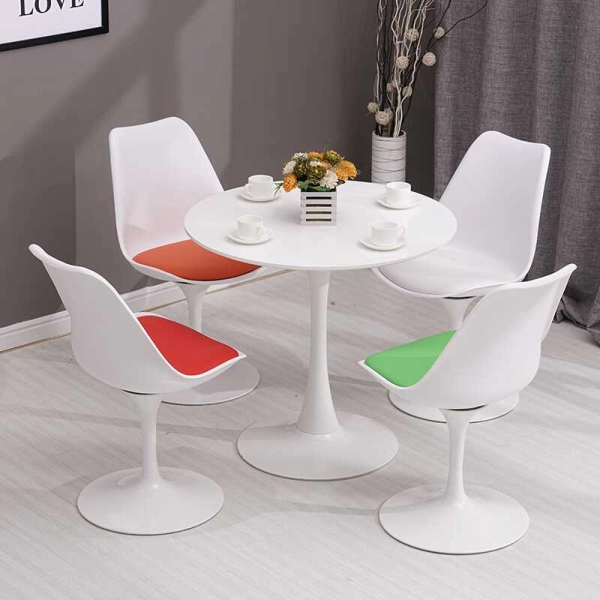 Bàn tulip tròn 80cm nhập khẩu – Mã: T117-80