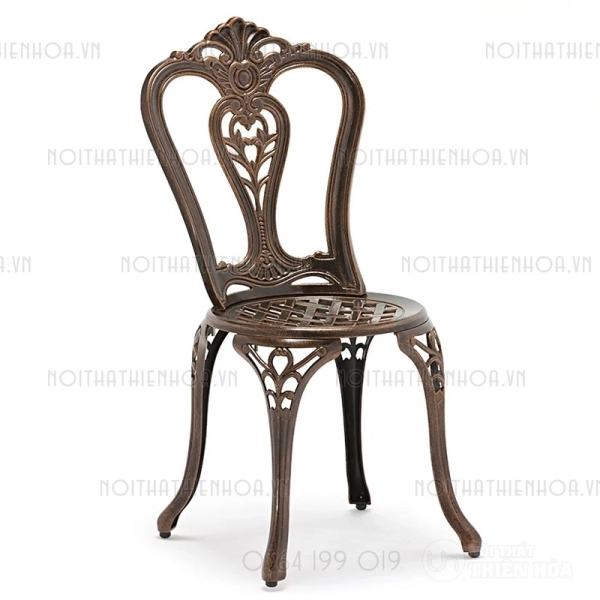 Ghế cafe sân vườn ngoài trời nhôm đúc- Mã: 277E