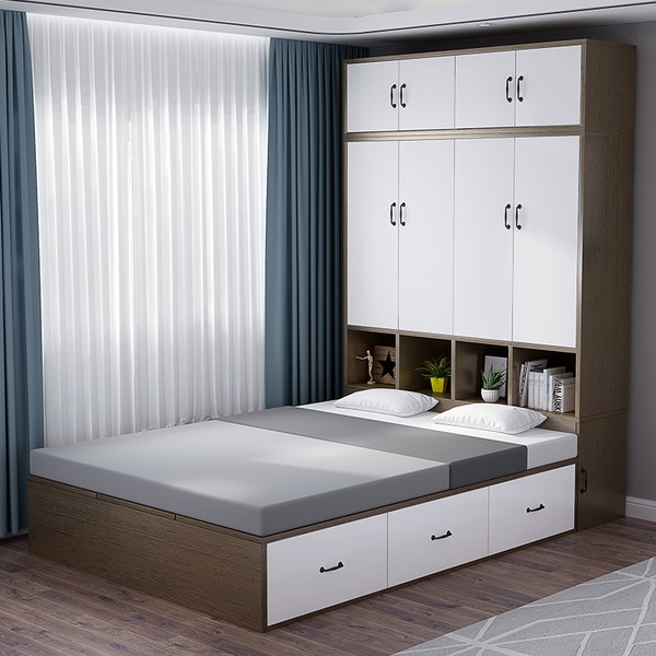 Giường ngủ kèm tủ quần áo GN-14