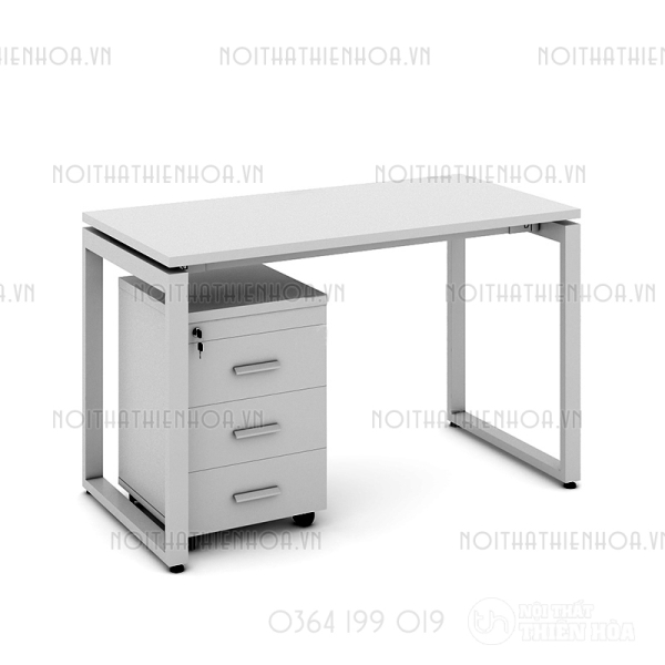 Bàn chân vuông chữ U Eos 1m2 EU12T-T