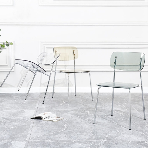 Bộ bàn ghế trong suốt hiện đại- Mã: S728-2×2152