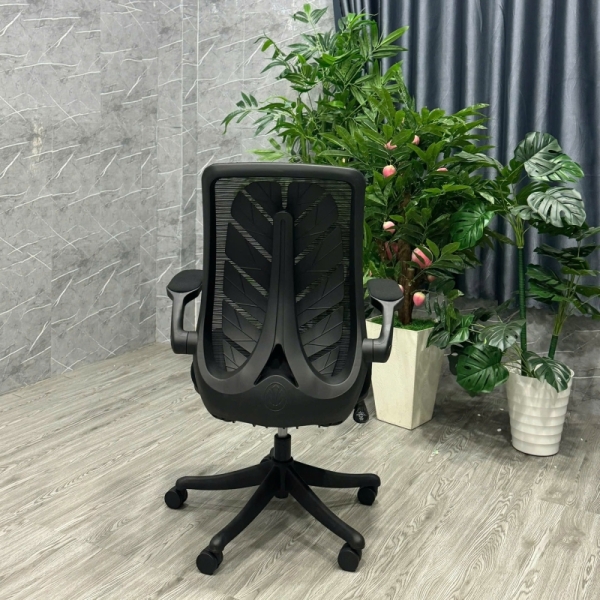 Ghế Xoay Văn phòng Lưng Chiếc Lá tay Gập – GX8