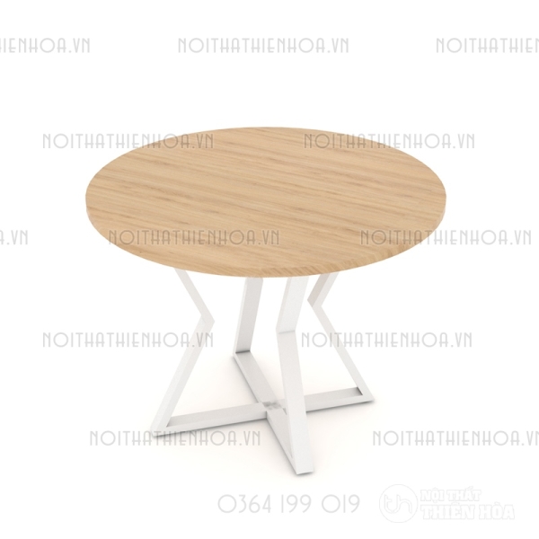 Bàn tròn chân sắt B03-80-T