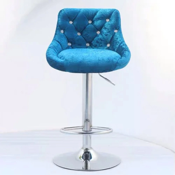 Ghế trang điểm xoay bọc nhung nhập khẩu- Mã: LV-449
