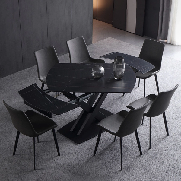 Bộ bàn ăn thông minh gấp gọn 6 ghế- Mã: T179A-6×2109