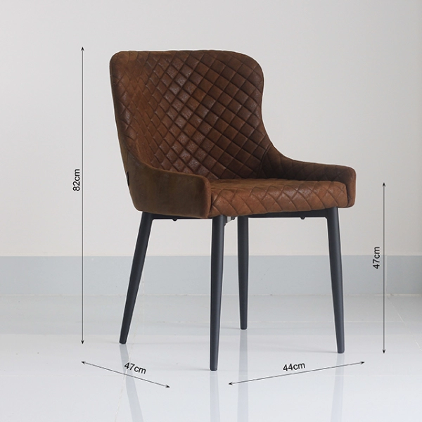 Bộ bàn ăn mặt đá 4 ghế bọc da cao cấp- Mã: T178-4×2116